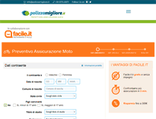 Tablet Screenshot of preventivo-assicurazione-moto.polizzamigliore.it