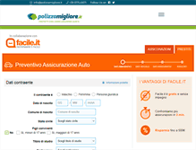 Tablet Screenshot of preventivo-assicurazione-auto.polizzamigliore.it